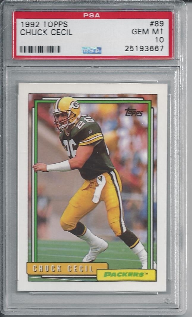 Football - 1992 Topps Green Bay Packers : pgerrits73 Set Image Gallery