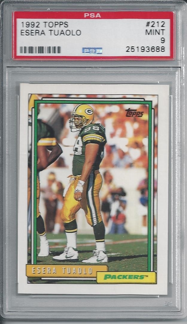 Football - 1992 Topps Green Bay Packers : pgerrits73 Set Image Gallery