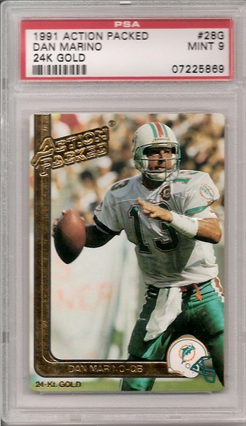 Dan Marino 1995 Collector's Edge Excalibur Series Mint Card #41