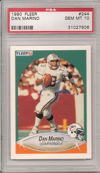 DAN MARINO - 1996 Topps Gilt Edge- #28 - Dolphins - $1 Shipping