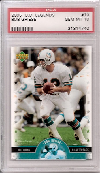 : 1970 Kellogg's # 41 Larry Csonka Miami Dolphins