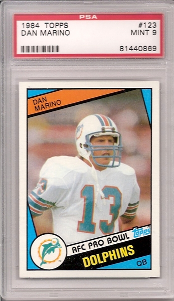 NFL 1993 GameDay Football Card#08-Miami Dolphins-Dan Marino (Pittsburgh)