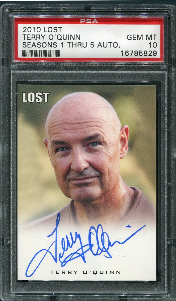 LOST SEASON 1 THRU 5 WILLIAM MAPOTHER AUTOGRAPH