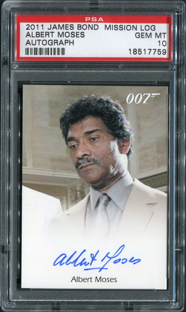 +Autogramm+ ++James Bond++ Albert Moses