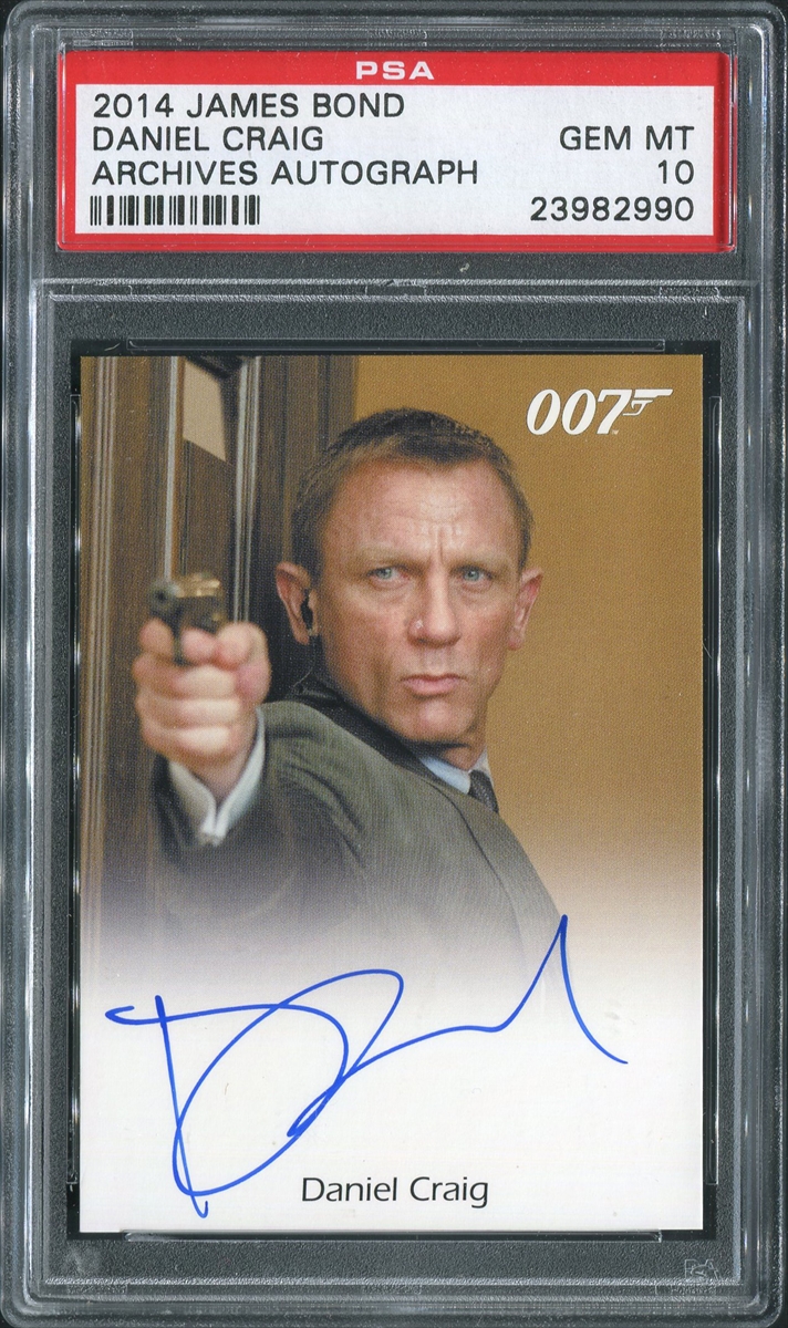 Non-Sports - 2014 Rittenhouse James Bond Archives Autographs: Bill ...