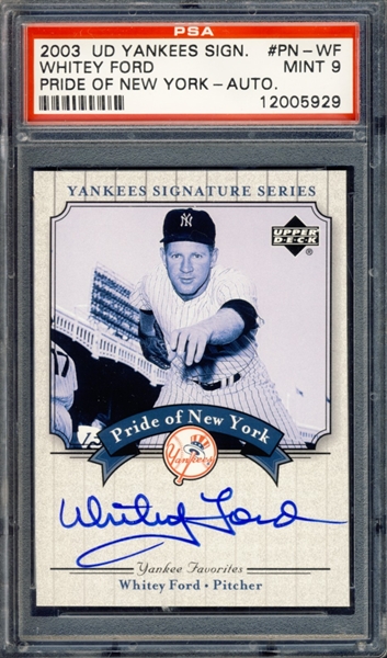 PAUL O'NEILL 2003 UD Yankees Signature Series Pride of NY