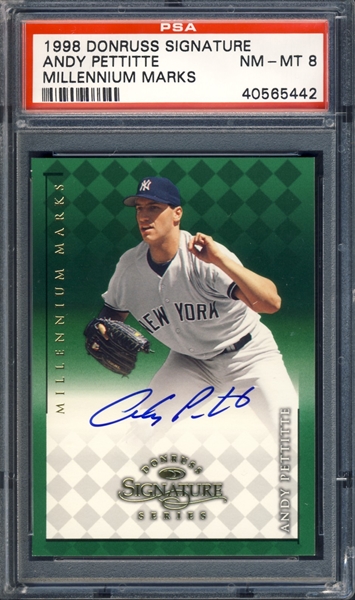 Mariano Rivera New York Yankees Autographed 1998 Donruss