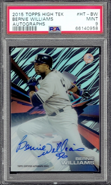 BERNIE WILLIAMS 2021 TOPPS ARCHIVES SIGNATURE SERIES AUTOGRAPH AUTO 1/1-  YANKEES