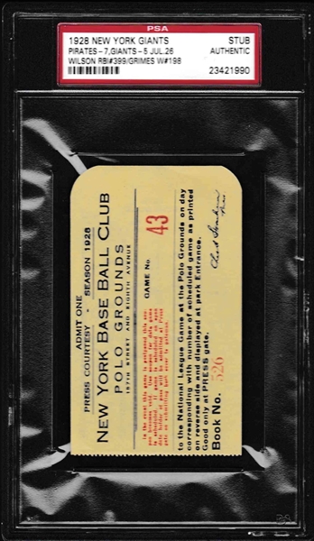 Lot Detail - George Brett MLB Debut Ticket Stub