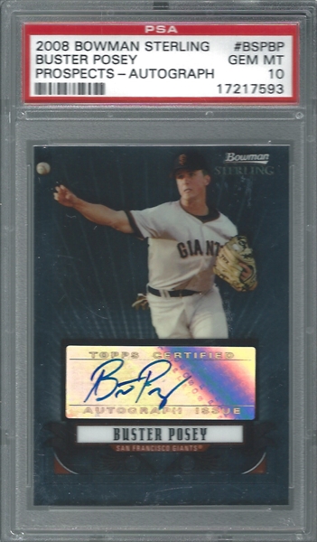 2008 SALEM KEIZER VOLCANOES SF GIANTS BUSTER POSEY ROOKIE CARD