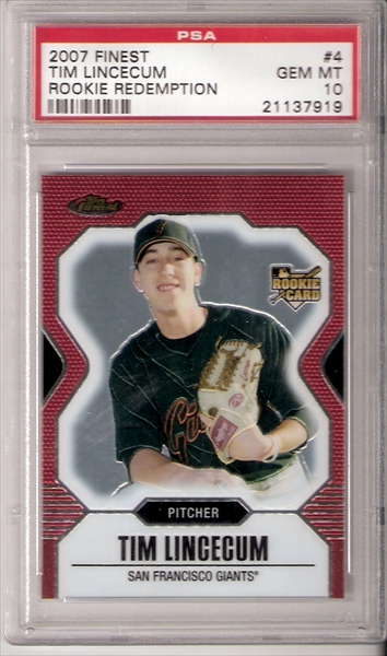 Tim Lincecum  PSA AutographFacts℠