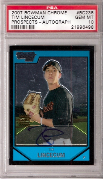 Tim Lincecum  PSA AutographFacts℠