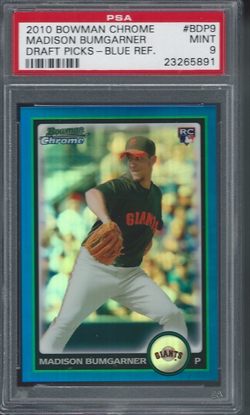 Madison Bumgarner 2010 Bowman Platinum Series Mint ROOKIE Card #73