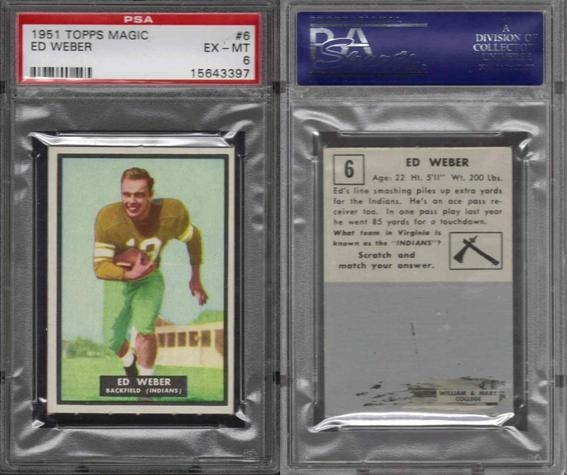 1955 49ers Team Issue Football Card - Clay Matthews