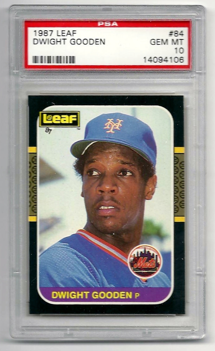 Dwight Gooden 1984 Fleer Update PSA 9 Original Issue as 