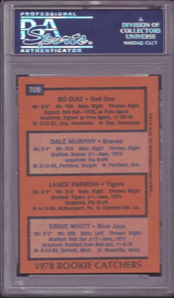 PSA Set Registry Digital Album: Dale Murphy #3 Atlanta Braves PSA 9 Set