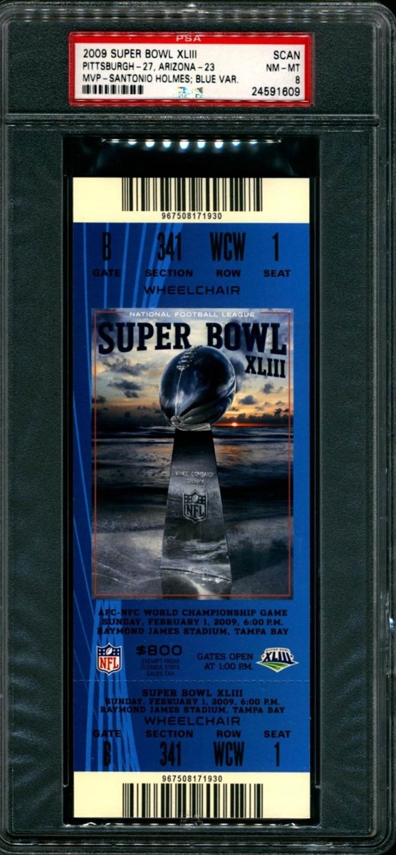 PSA Set Registry Digital Album: Raymond's Pittsburgh Steelers 6x Super Bowl  Champions Full Ticket Set