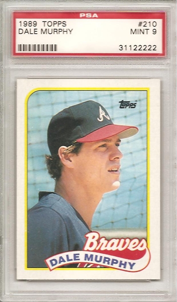 PSA Set Registry Digital Album: Dale Murphy #3 Atlanta Braves PSA 9 Set