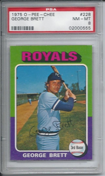 Pick a George Brett Baseball Card Topps & Stadium Club 