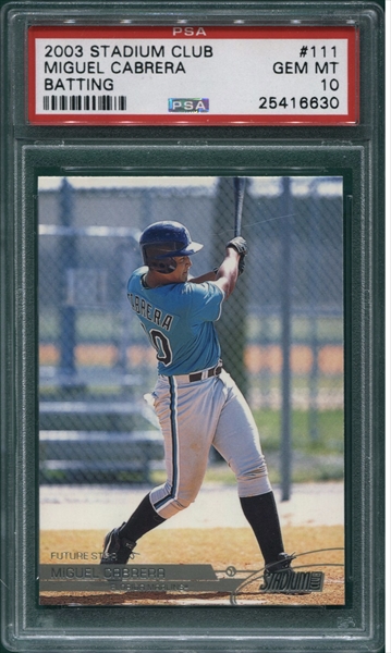 Miguel Cabrera 2008 Upper Deck Game-Worn Patch Baseball Card #97-MC