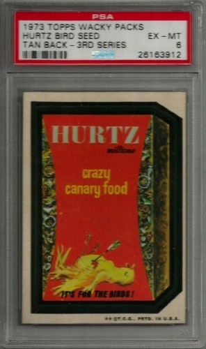 1973 Wacky Packages Harm & Hammer outlet PSA 6