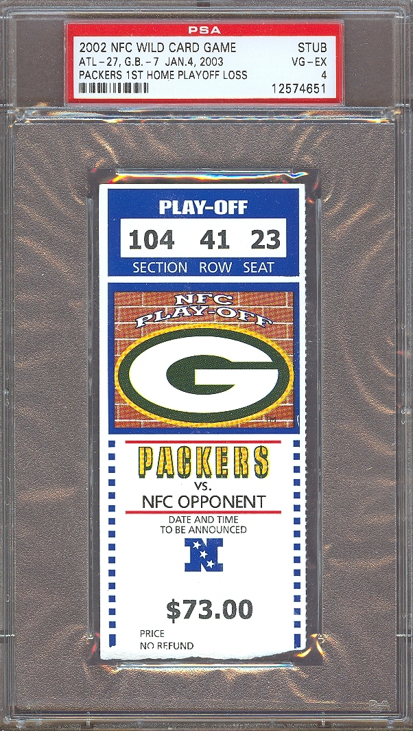 1994 Green Bay Packers Vs Dallas Cowboys Ticket Stub Thanksgiving