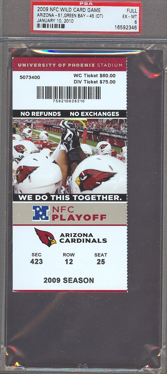 10/9/05 Green Bay Packers *Aaron Rodgers* NFL DEBUT 1st Game Tix Ticket  Stub PSA