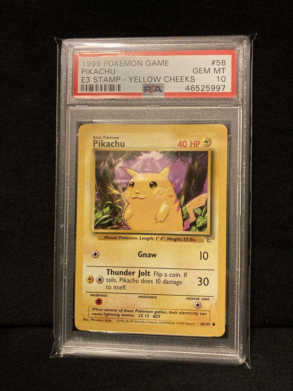 pokemon card pikachu e3 - 58/102 - Common - promo Perfect for collectors and enthusiasts. Should I grade my sealed
