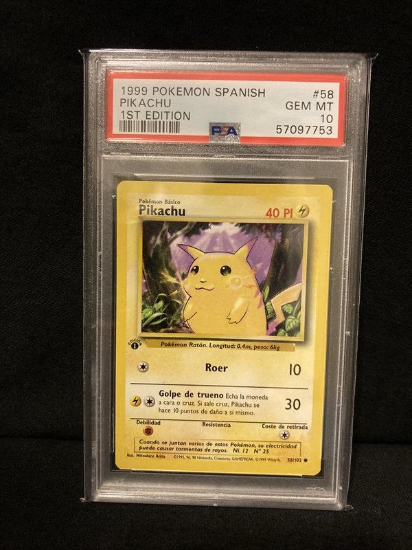 first edition pokemon card pikachu - (35/108) - XY Evolutions Commemorate your favorite tabletop game with this Pikachu Yellow Cheeks 1999 Pokemon Base Set Common Shadowless #58 PSA Authenticated 8 Card Pokemon PSA Returns !!! Base