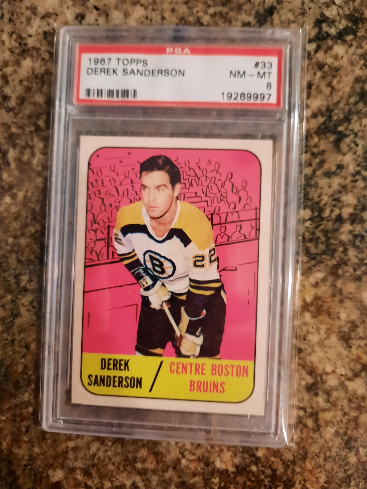 The Derek Sanderson Hockey Card Collection