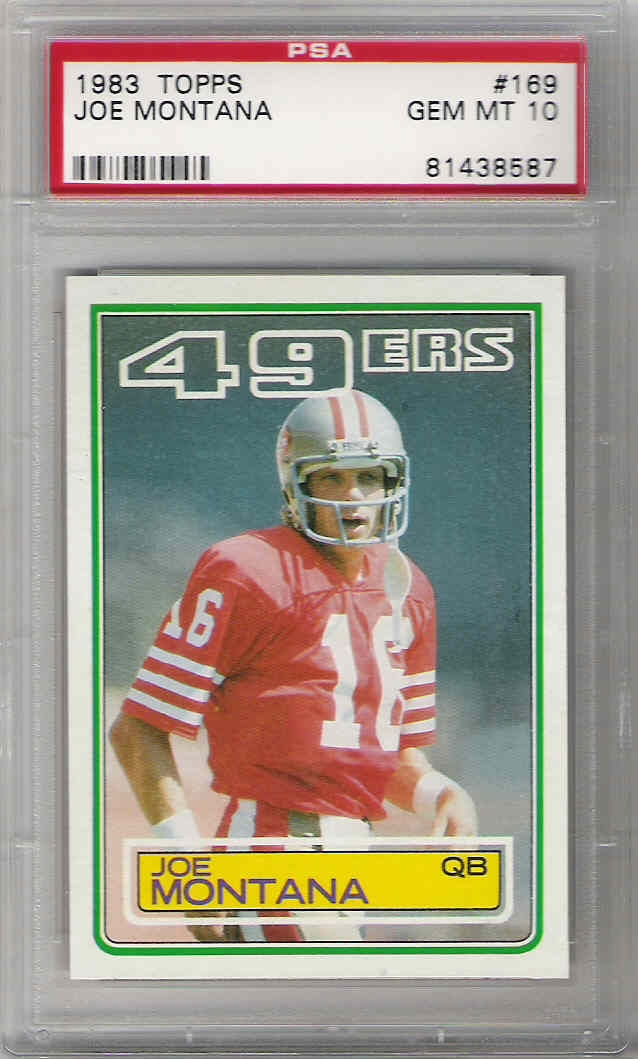 Football - Joe Montana Basic Topps Set: The Sedano Collection Set Image 