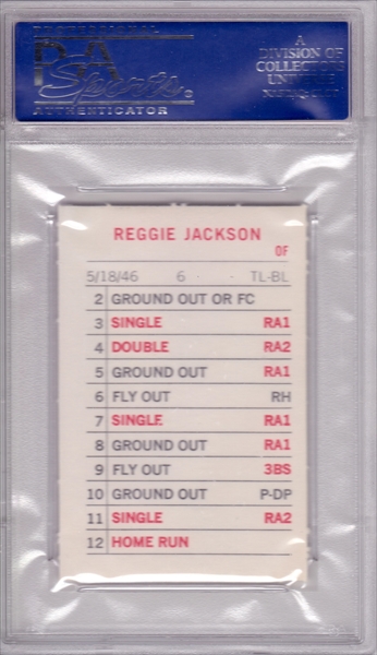 1981 Topps Super Home Team Reggie Jackson 65 Yankees 