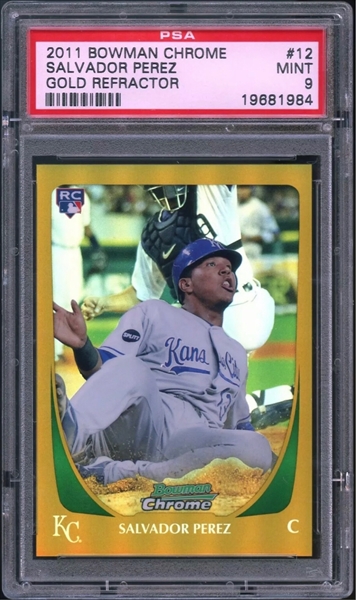  Salvador Perez 2011 Bowman Chrome Draft Refractor