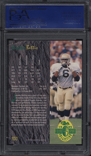 Football - Jerome Bettis Master Set: The KC Collection - Jerome