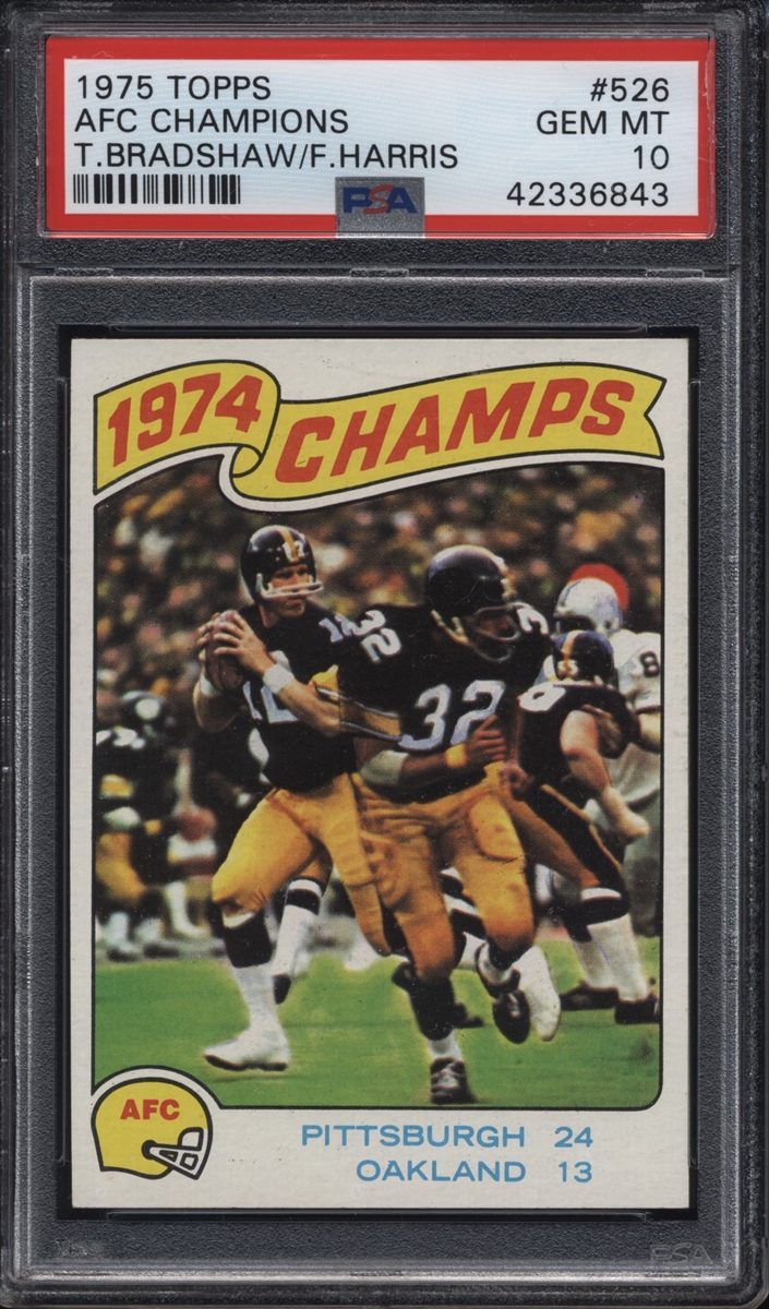 Pittsburgh Steelers Franco Harris, 1974 Afc Championship Sports