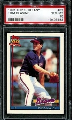 1991 Fleer #689 Tom Glavine VG Atlanta Braves