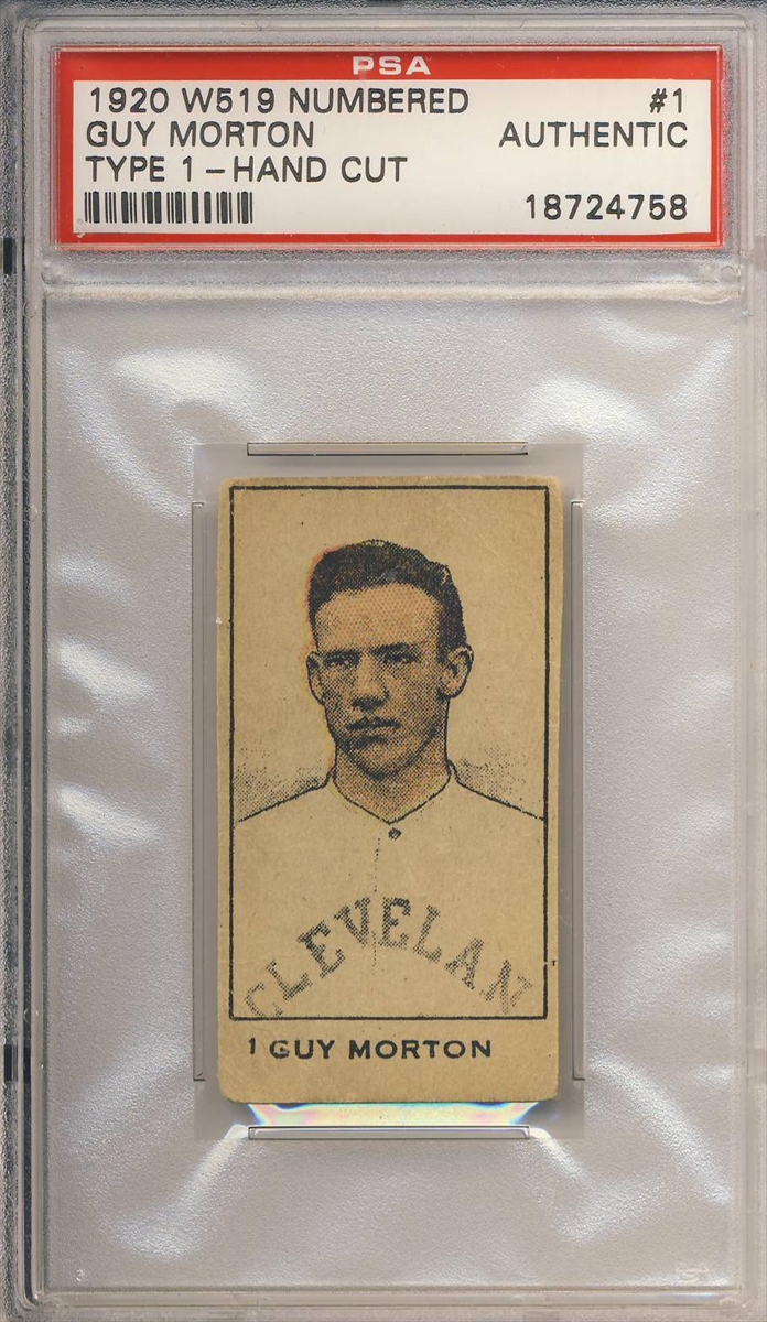 1920 W519 Type 1 Hand Cut Babe Ruth