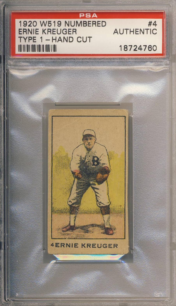 1920 W519 Type 1 Hand Cut Babe Ruth