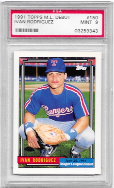 Baseball - Ivan Rodriguez Master Set: Air Daniel 23 - Ivan 