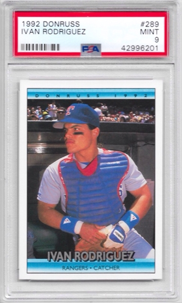 donruss 1992, Other, Ivan Rodriguez Baseball Card