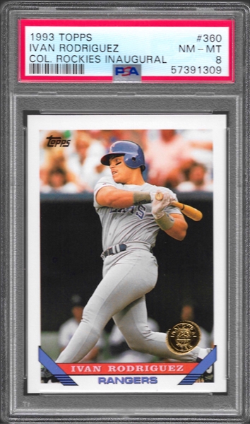 1989 Upper Deck Final Edition Ivan Rodriguez #55F PSA 9 | eBay
