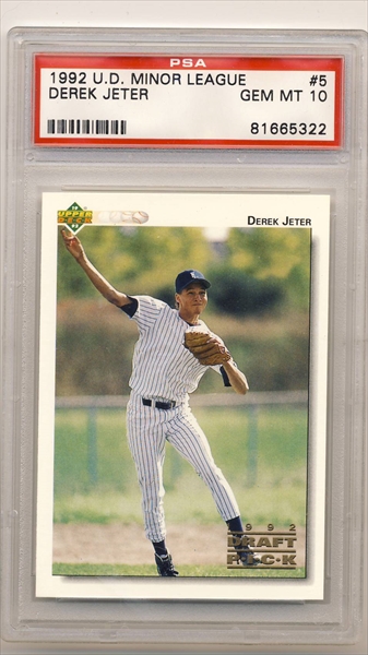  Derek Jeter Baseball Magnet Card Minor League Stadium