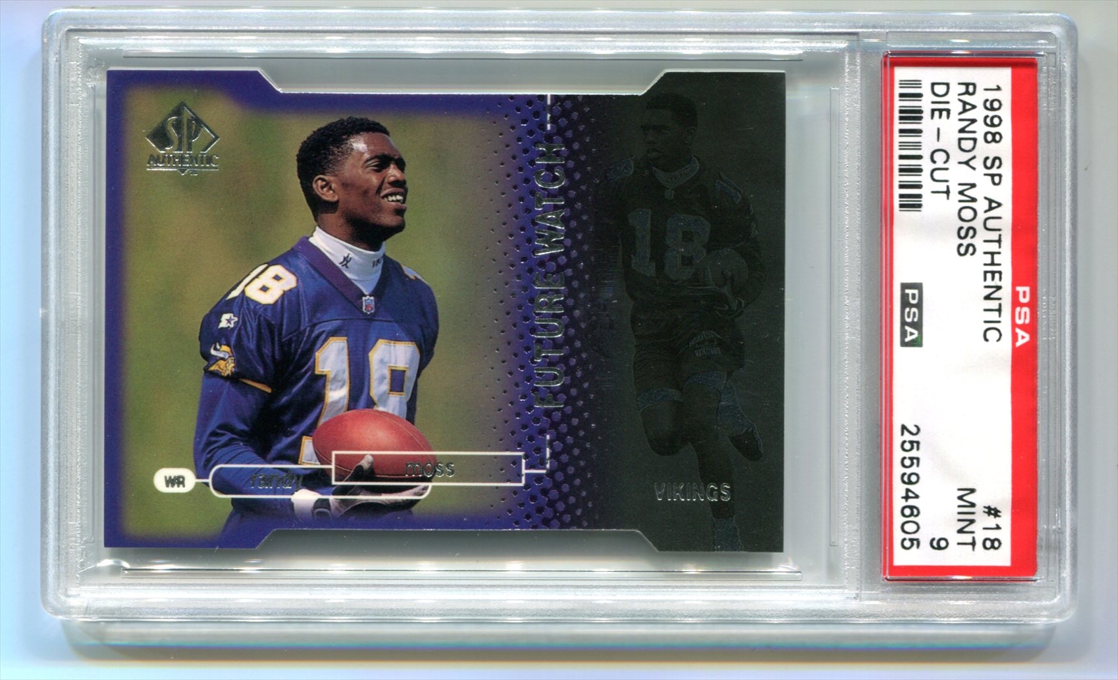 1998 SP Authentic Randy Moss