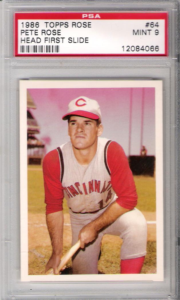 Baseball - 1986 Topps Pete Rose: Waredogs 1986 Topps Pete Rose Set Image  Gallery