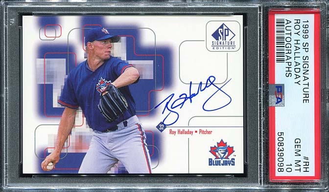 Roy Halladay 2002 Topps Autographed Auto Card PSA/DNA 