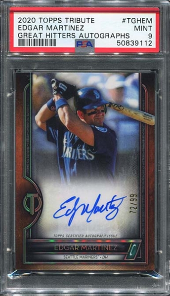 Edgar Martinez Signed Autographed 2005 Fleer Baseball Card - Seattle  Mariners