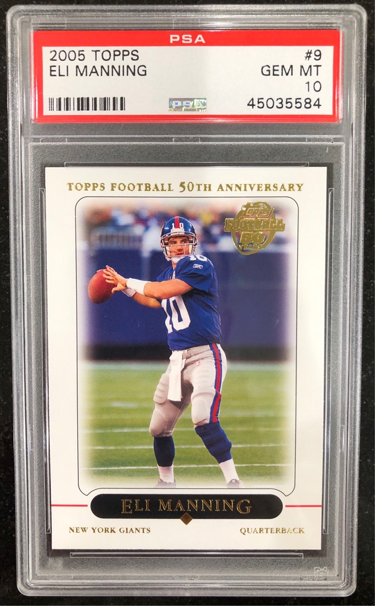 : 2015 Topps # 155 A Eli Manning New York Giants-FB