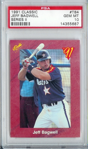 1990 Pro Cards Jeff Bagwell #1324 Minor League New Britain Red Sox Hall Of  Fame