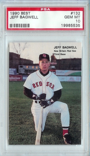 Jeff Bagwell Baseball Card Lot - Rookies - 1991 Stadium Club PSA 9 - SEE  PICS!!!