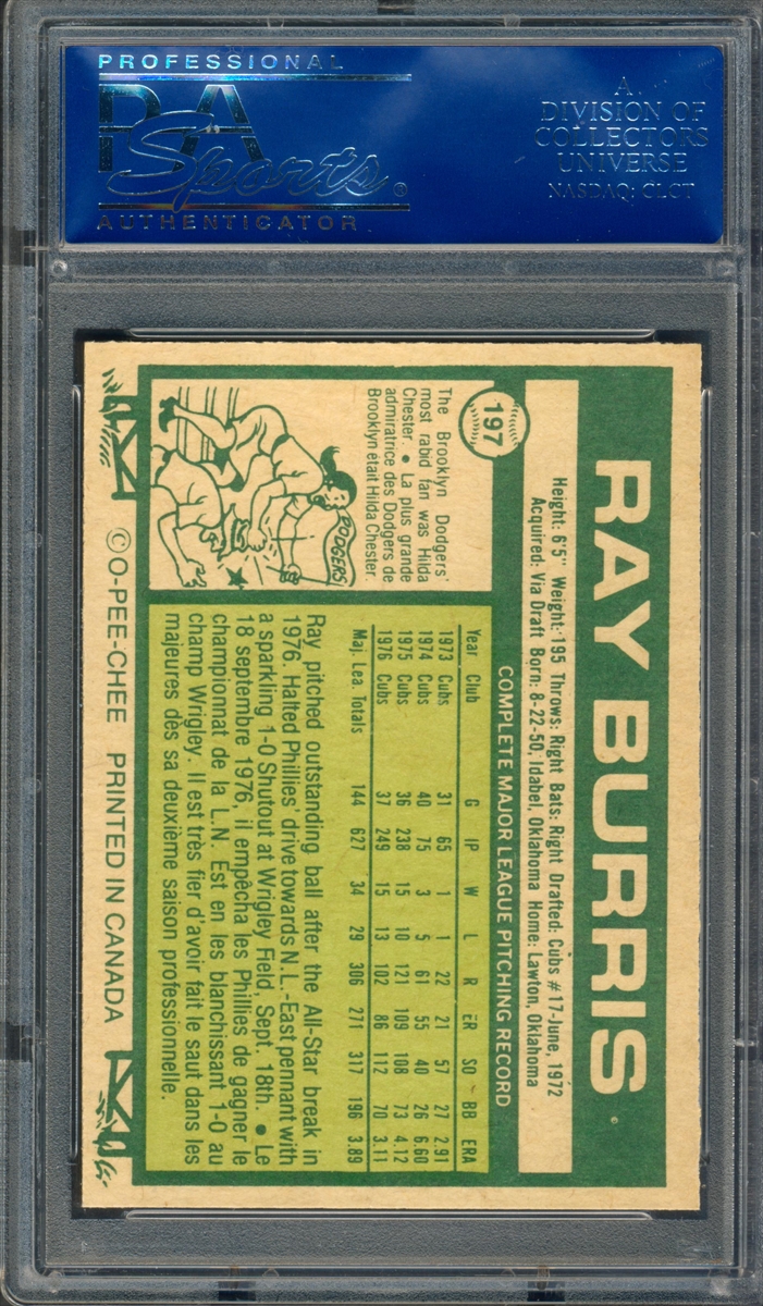 Baseball - 1977 O-Pee-Chee : PFP Cards Set Image Gallery